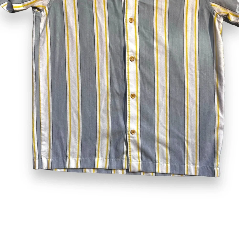 Ted Baker Striped Button Down Shirt size 1(small) - Picture 6 of 12